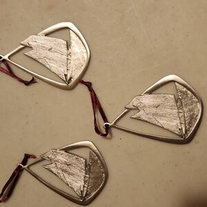 Pewter Blue Nose Ornaments